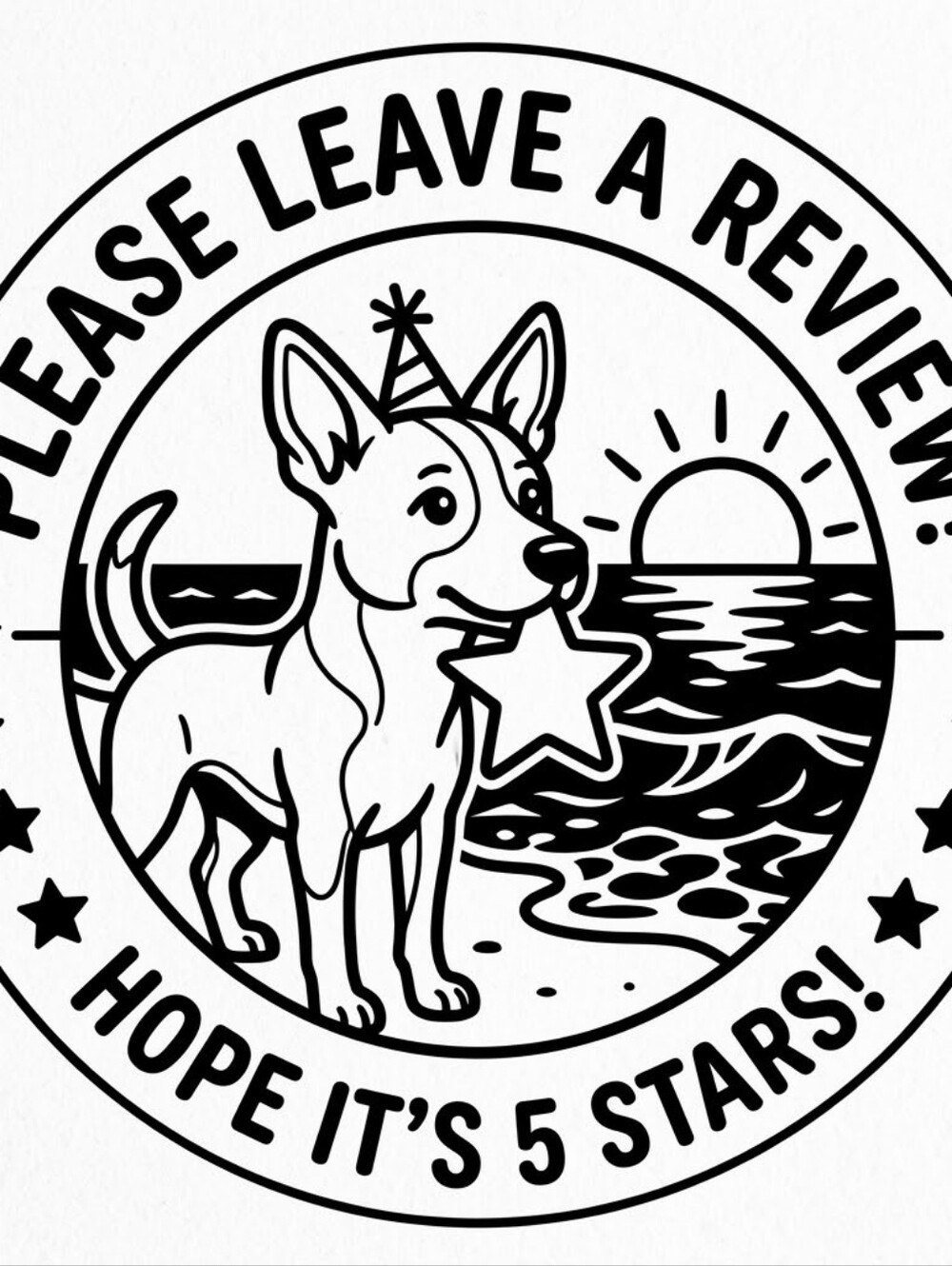 50 Leave A Review Stickers - Picture 4 of 4
